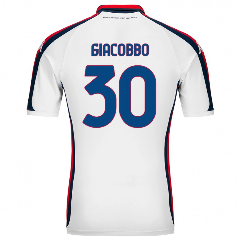 Danxen Men Giulia Giacobbo #30 White Away Jersey 2024/25 T-Shirt