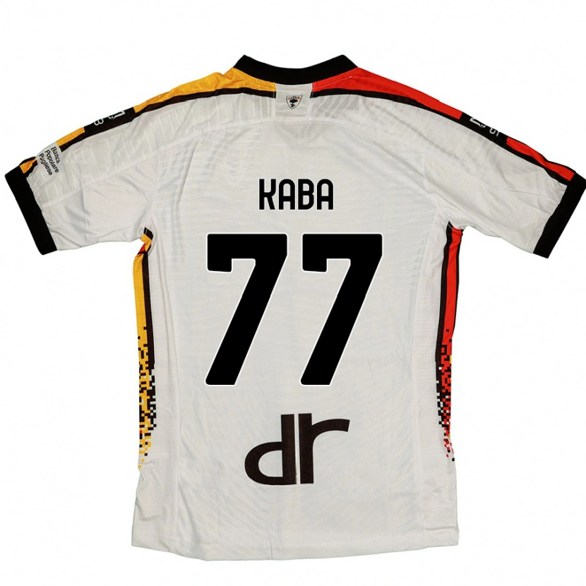 Danxen Men Mohamed Kaba #77 White Black Away Jersey 2024/25 T-Shirt