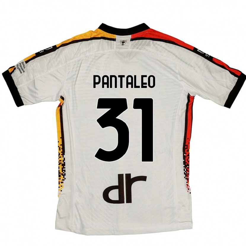 Danxen Men Dario Pantaleo #31 White Black Away Jersey 2024/25 T-Shirt