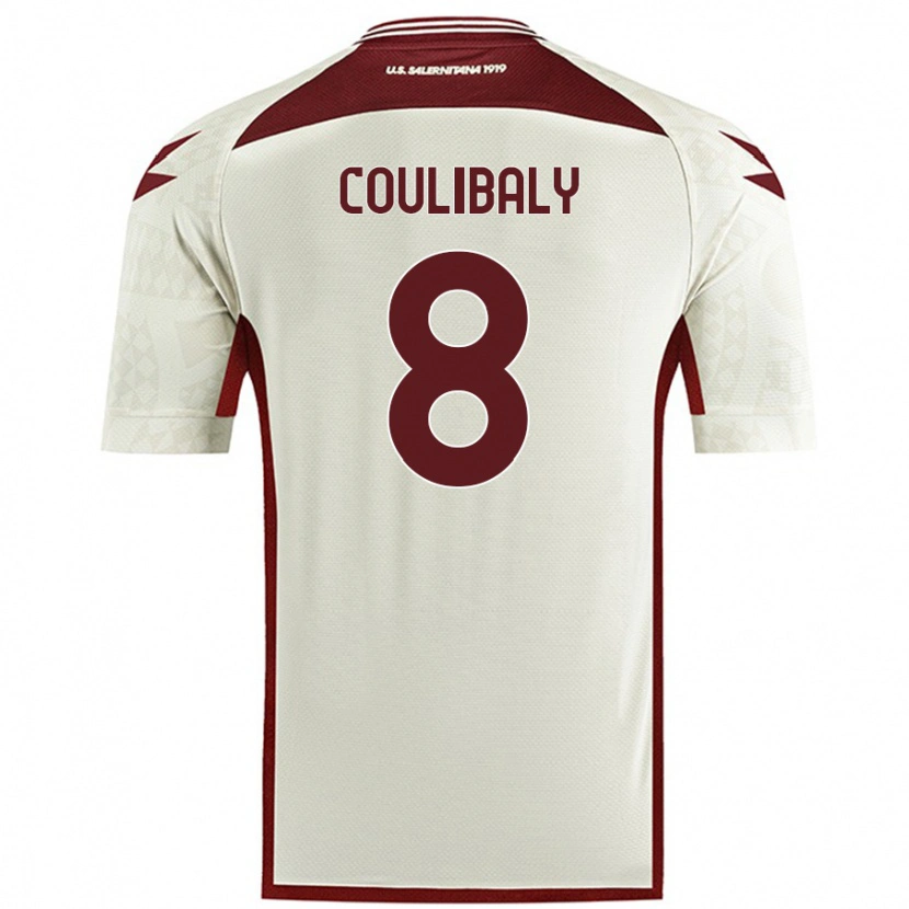 Danxen Men Mamadou Coulibaly #8 Cream Color Away Jersey 2024/25 T-Shirt