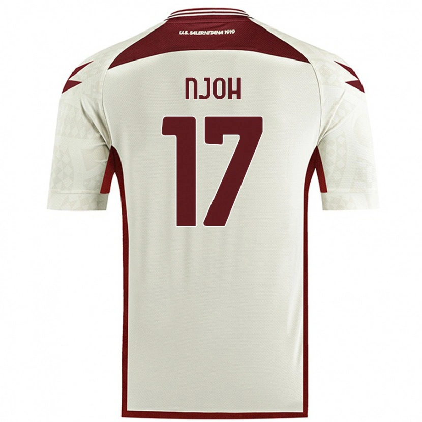 Danxen Men Lilian Njoh #17 Cream Color Away Jersey 2024/25 T-Shirt