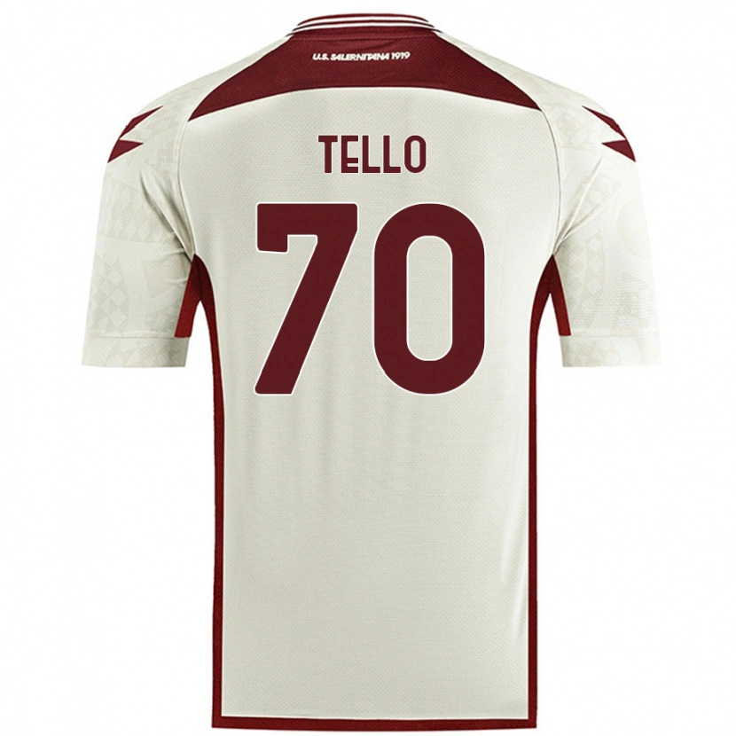 Danxen Men Andrés Tello #70 Cream Color Away Jersey 2024/25 T-Shirt