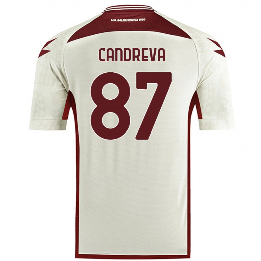 Danxen Men Antonio Candreva #87 Cream Color Away Jersey 2024/25 T-Shirt