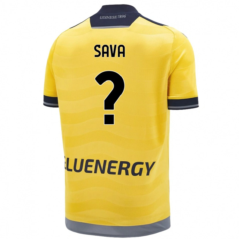 Danxen Men Răzvan Sava #0 Golden Away Jersey 2024/25 T-Shirt