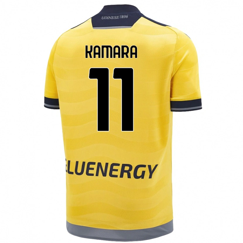 Danxen Men Hassane Kamara #11 Golden Away Jersey 2024/25 T-Shirt