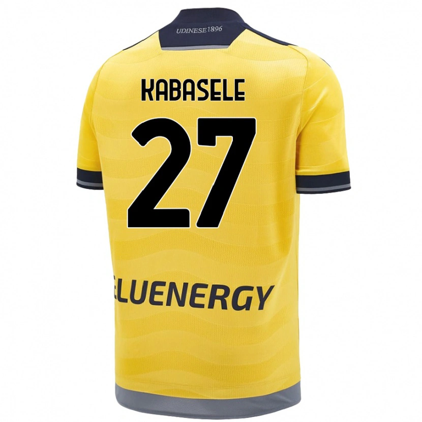 Danxen Men Christian Kabasele #27 Golden Away Jersey 2024/25 T-Shirt