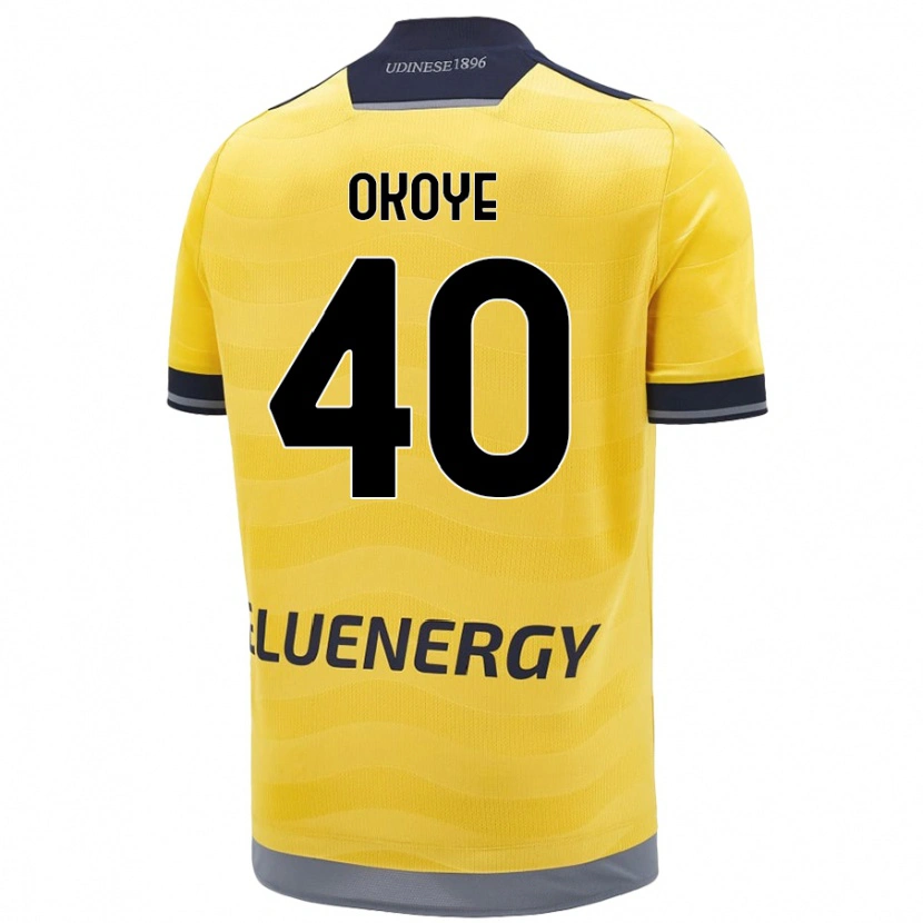 Danxen Men Maduka Okoye #40 Golden Away Jersey 2024/25 T-Shirt