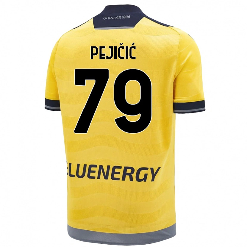 Danxen Men David Pejičić #79 Golden Away Jersey 2024/25 T-Shirt