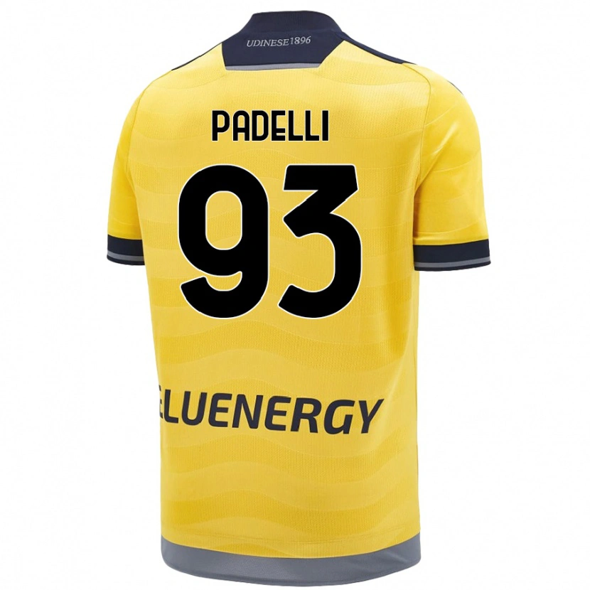 Danxen Men Daniele Padelli #93 Golden Away Jersey 2024/25 T-Shirt