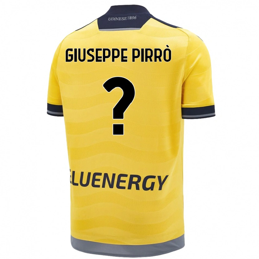 Danxen Men Marco Giuseppe Pirrò #0 Golden Away Jersey 2024/25 T-Shirt