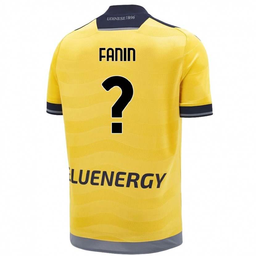 Danxen Men Alessandro Fanin #0 Golden Away Jersey 2024/25 T-Shirt