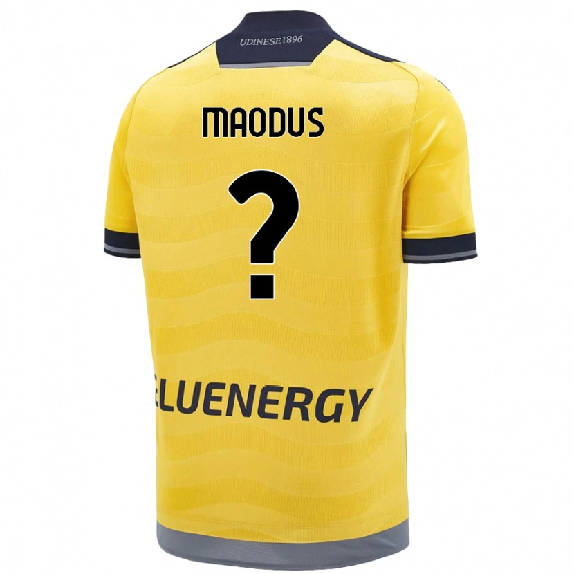 Danxen Men Aleksa Maodus #0 Golden Away Jersey 2024/25 T-Shirt