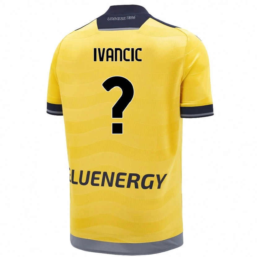 Danxen Men Val Ivancic #0 Golden Away Jersey 2024/25 T-Shirt