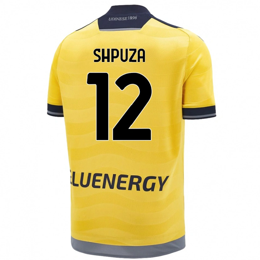 Danxen Men Kleo Shpuza #12 Golden Away Jersey 2024/25 T-Shirt