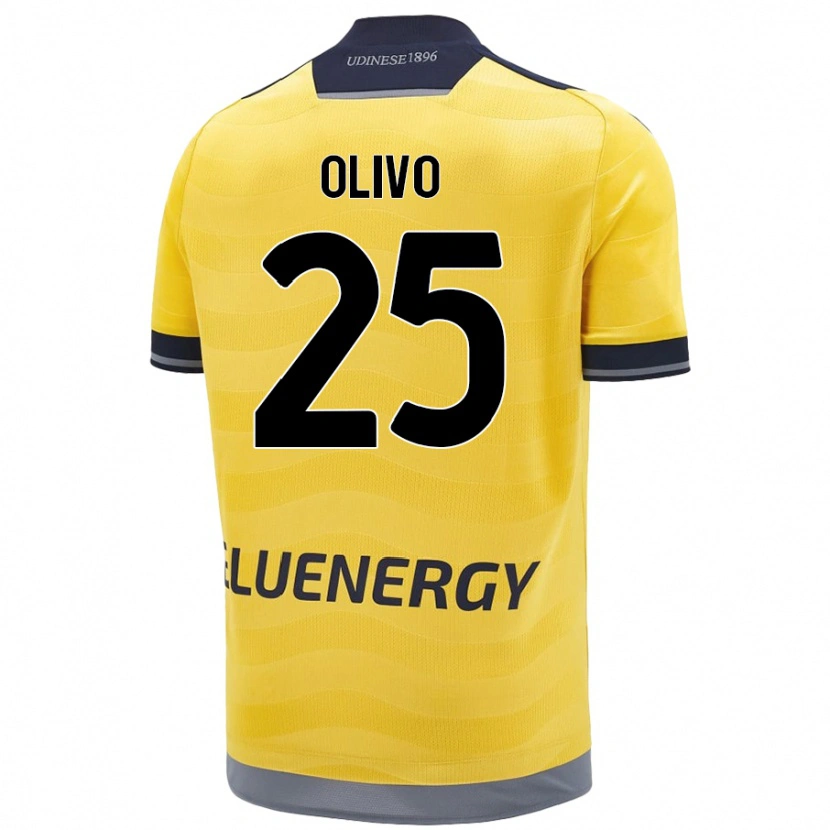 Danxen Men Gioele Olivo #25 Golden Away Jersey 2024/25 T-Shirt