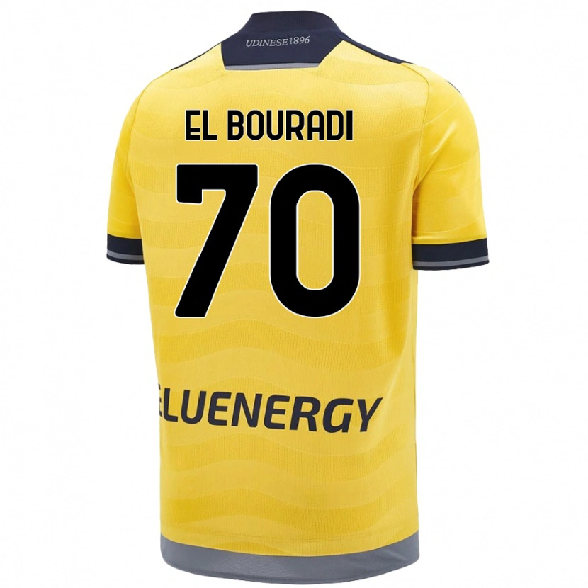 Danxen Men Walid El Bouradi #70 Golden Away Jersey 2024/25 T-Shirt