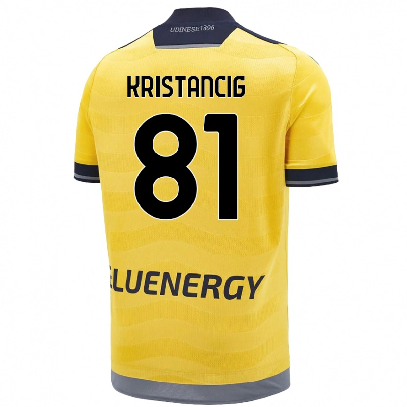 Danxen Men Luca Kristancig #81 Golden Away Jersey 2024/25 T-Shirt