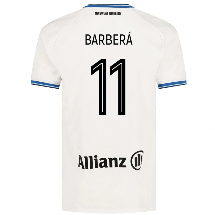 Danxen Men Víctor Barberá #11 White Away Jersey 2024/25 T-Shirt