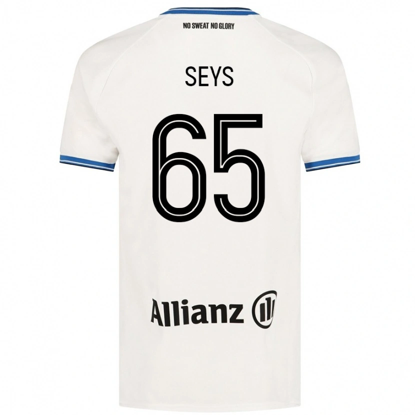 Danxen Men Joaquin Seys #65 White Away Jersey 2024/25 T-Shirt