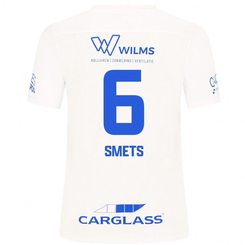 Danxen Men Matte Smets #6 White Away Jersey 2024/25 T-Shirt