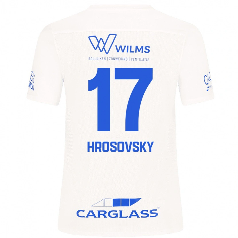 Danxen Men Patrik Hrosovsky #17 White Away Jersey 2024/25 T-Shirt