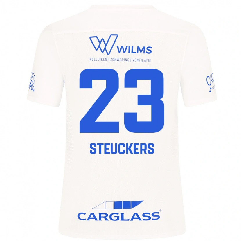 Danxen Men Jarne Steuckers #23 White Away Jersey 2024/25 T-Shirt