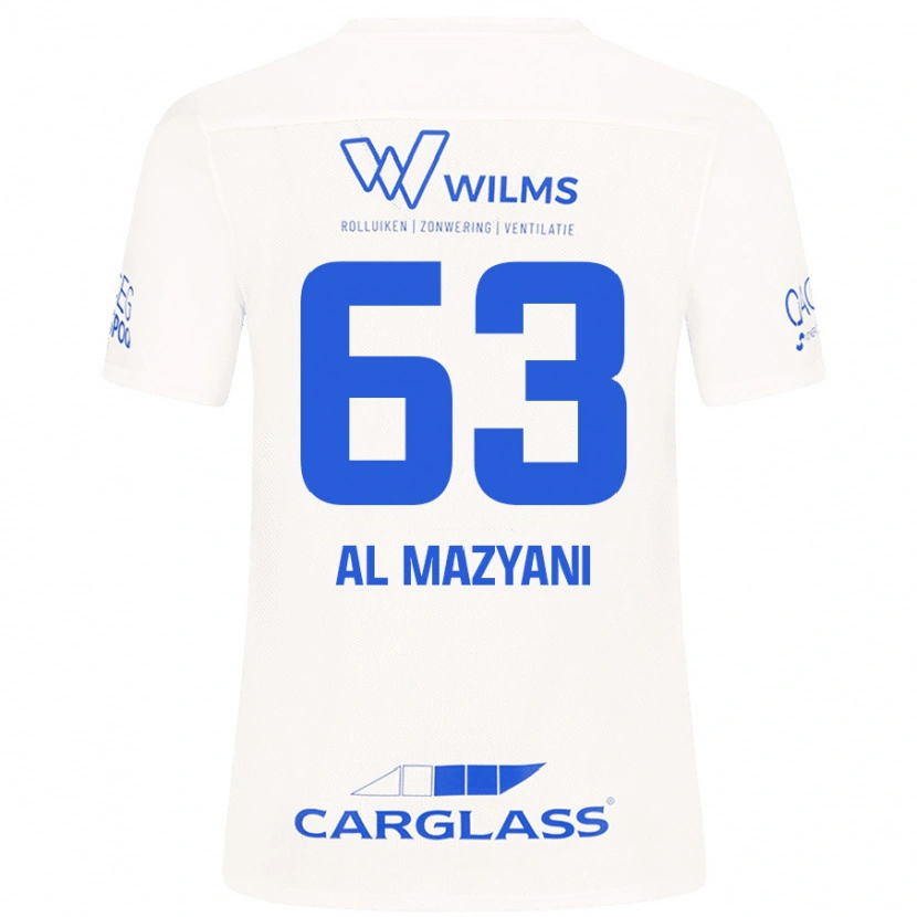 Danxen Men Faissal Al Mazyani #63 White Away Jersey 2024/25 T-Shirt