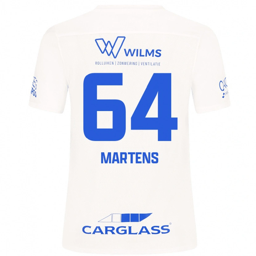 Danxen Men Nolan Martens #64 White Away Jersey 2024/25 T-Shirt