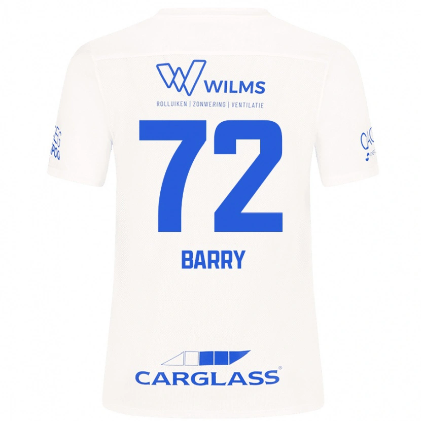 Danxen Men Alpha Barry #72 White Away Jersey 2024/25 T-Shirt