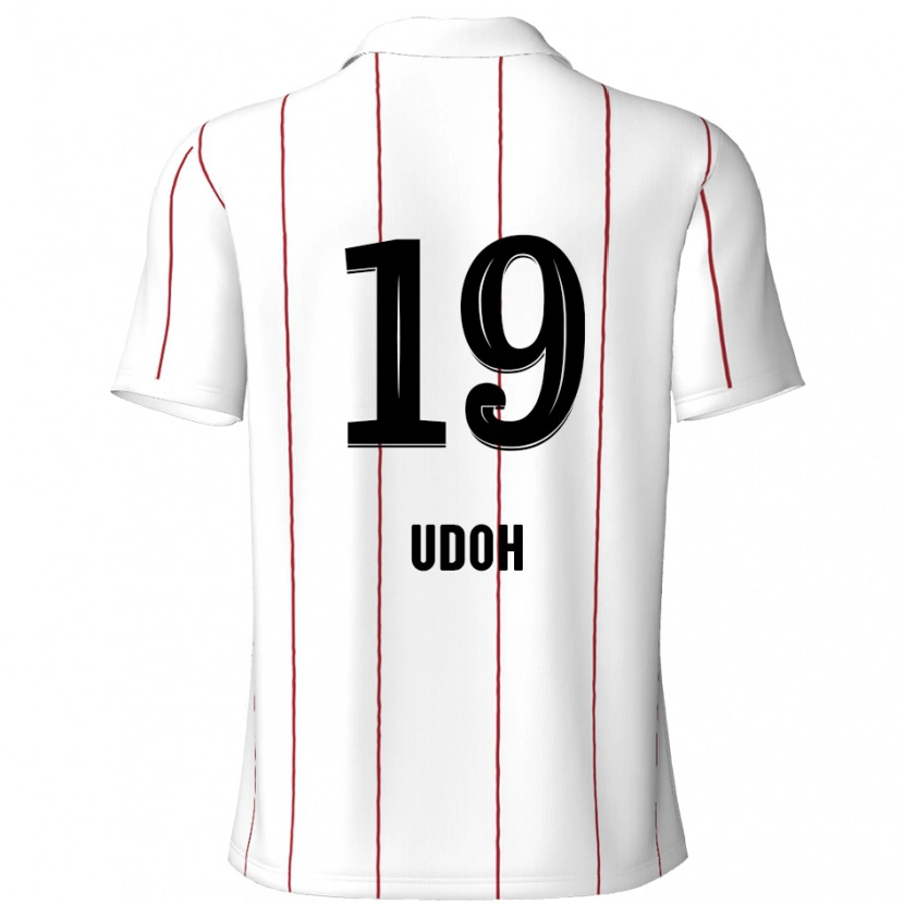 Danxen Men Victor Udoh #19 White Black Away Jersey 2024/25 T-Shirt