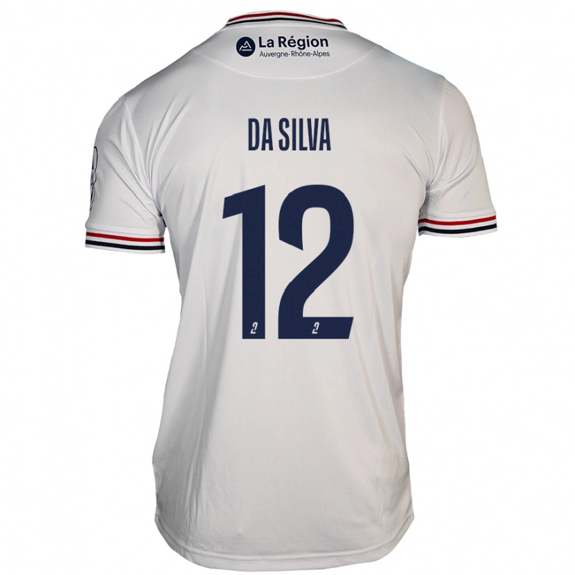 Danxen Men Damien Da Silva #12 White Away Jersey 2024/25 T-Shirt