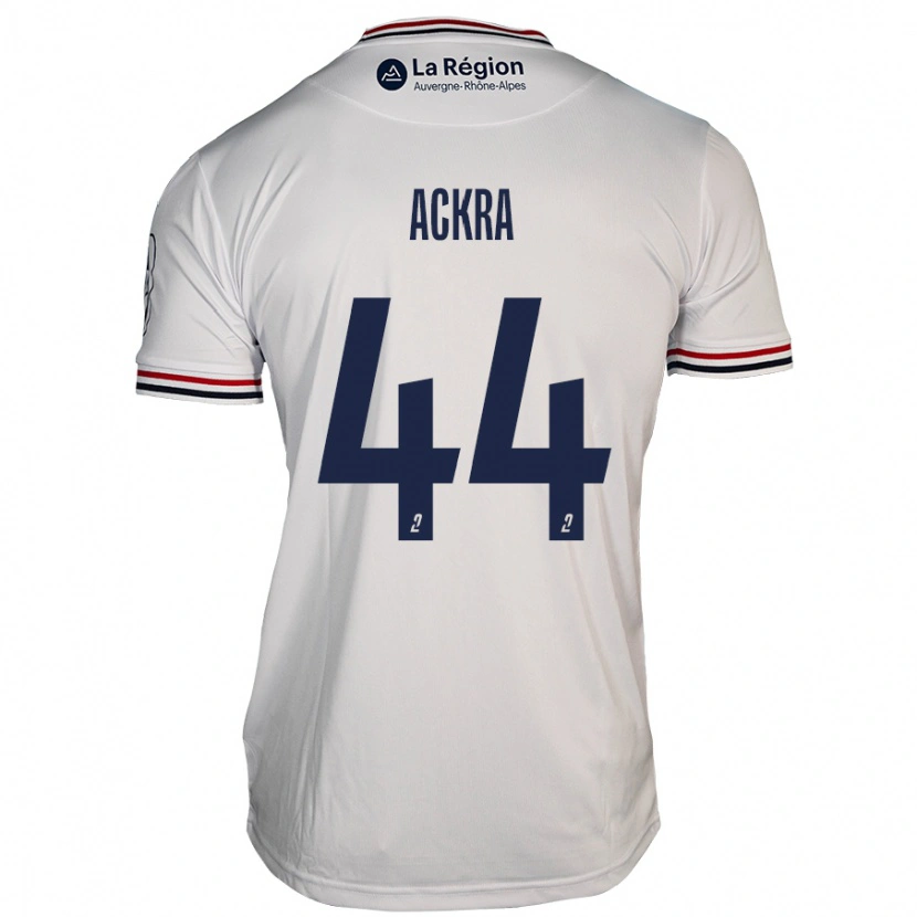 Danxen Men Allan Ackra #44 White Away Jersey 2024/25 T-Shirt