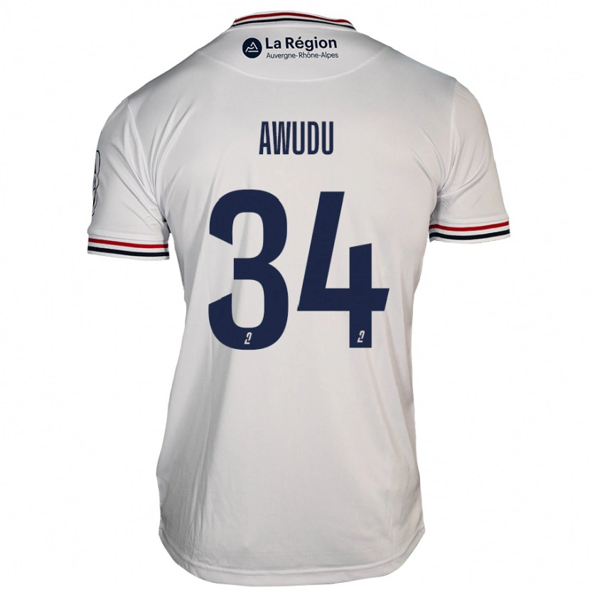 Danxen Men Sumaila Awudu #34 White Away Jersey 2024/25 T-Shirt