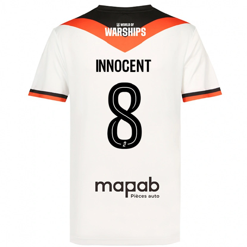 Danxen Men Bonke Innocent #8 White Away Jersey 2024/25 T-Shirt