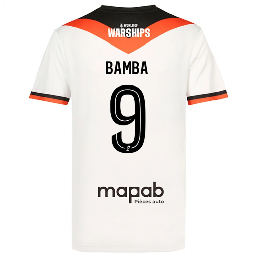 Danxen Men Mohamed Bamba #9 White Away Jersey 2024/25 T-Shirt