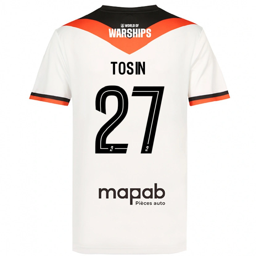 Danxen Men Aiyegun Tosin #27 White Away Jersey 2024/25 T-Shirt