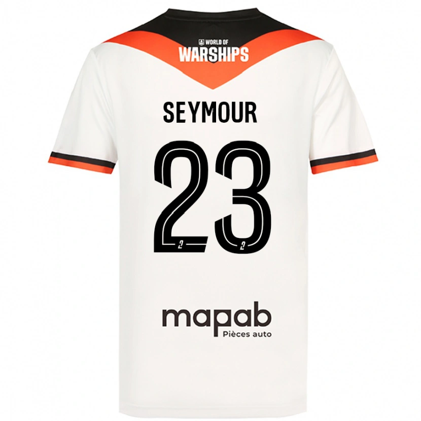 Danxen Men Brice Seymour #23 White Away Jersey 2024/25 T-Shirt