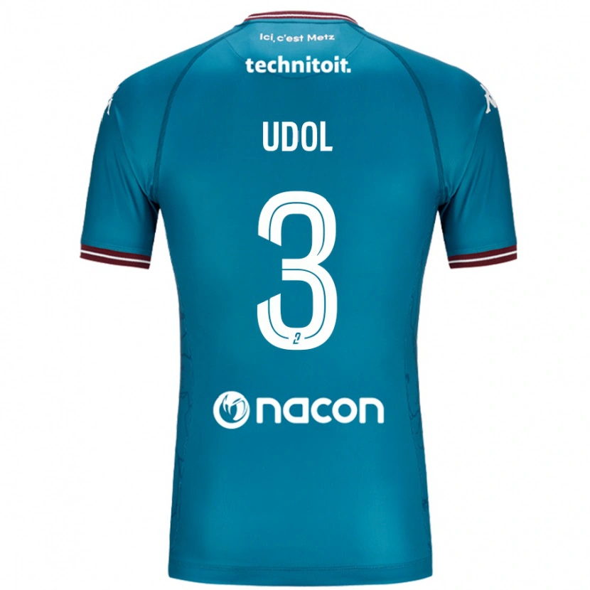 Danxen Men Matthieu Udol #3 Bleu Petrole Away Jersey 2024/25 T-Shirt