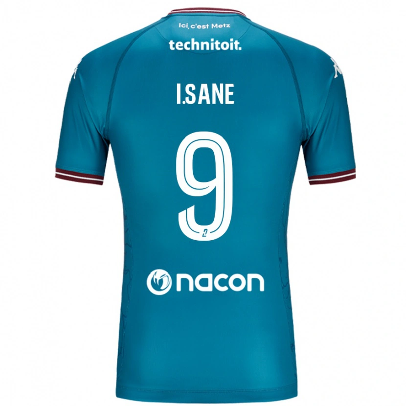 Danxen Men Ibou Sané #9 Bleu Petrole Away Jersey 2024/25 T-Shirt