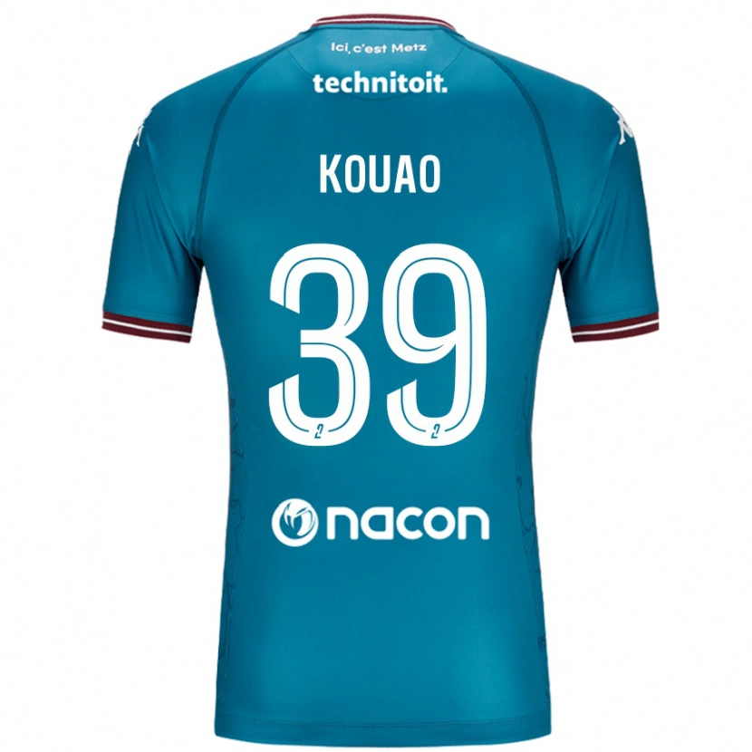 Danxen Men Koffi Kouao #39 Bleu Petrole Away Jersey 2024/25 T-Shirt