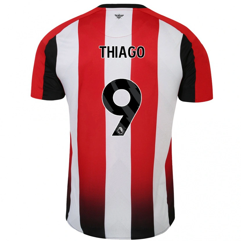 Danxen Women Igor Thiago #9 Red White Home Jersey 2024/25 T-Shirt