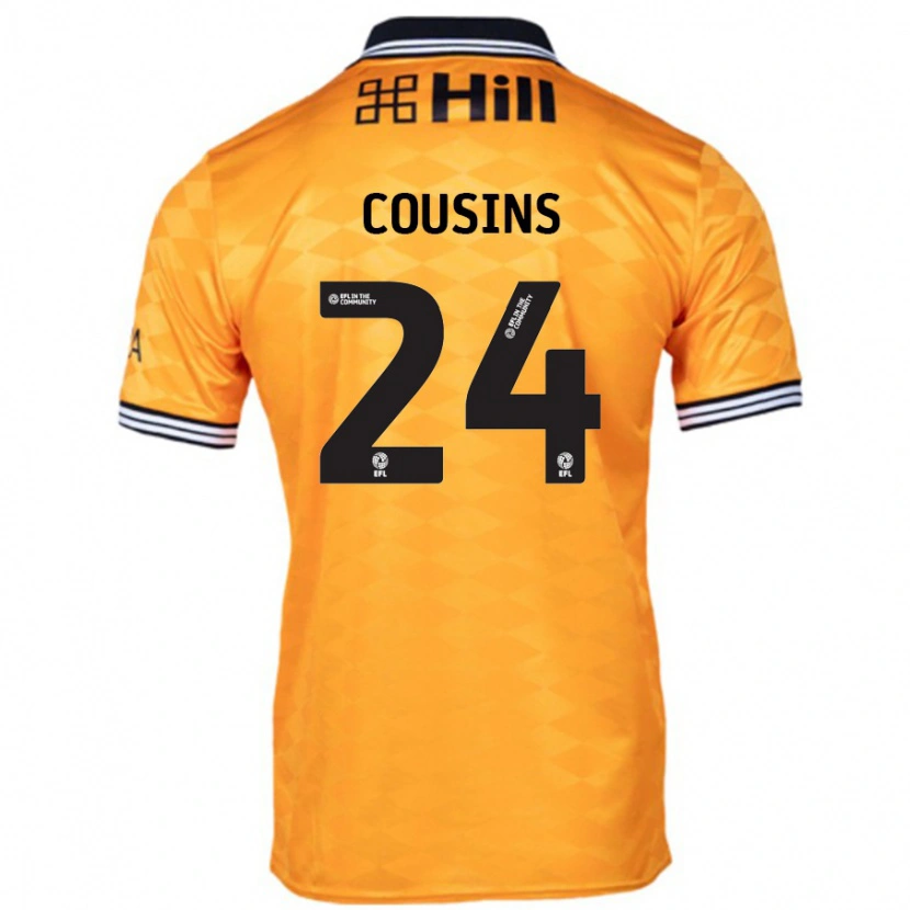 Danxen Women Jordan Cousins #24 Orange Home Jersey 2024/25 T-Shirt