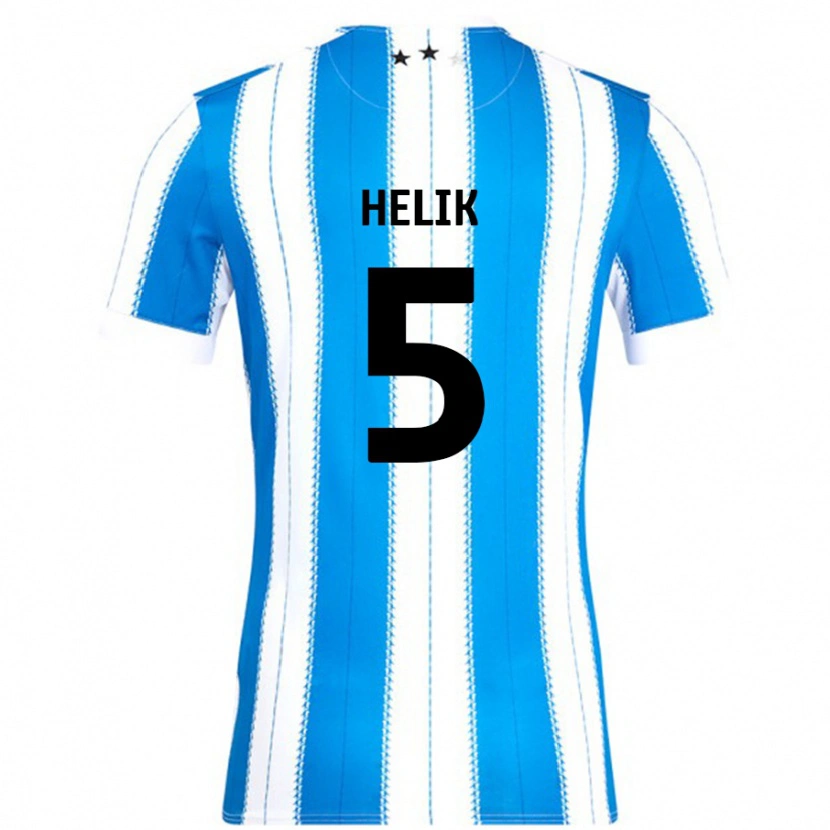 Danxen Women Michal Helik #5 Blue White Home Jersey 2024/25 T-Shirt