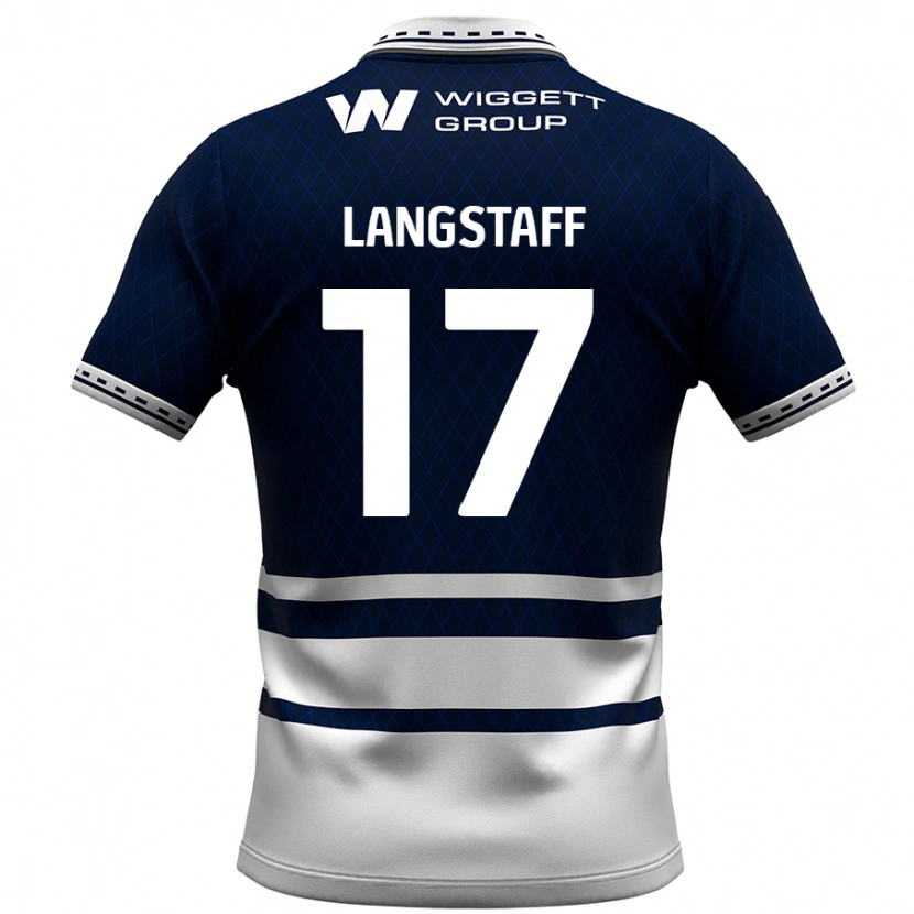 Danxen Women Macaulay Langstaff #17 Navy Blue White Home Jersey 2024/25 T-Shirt