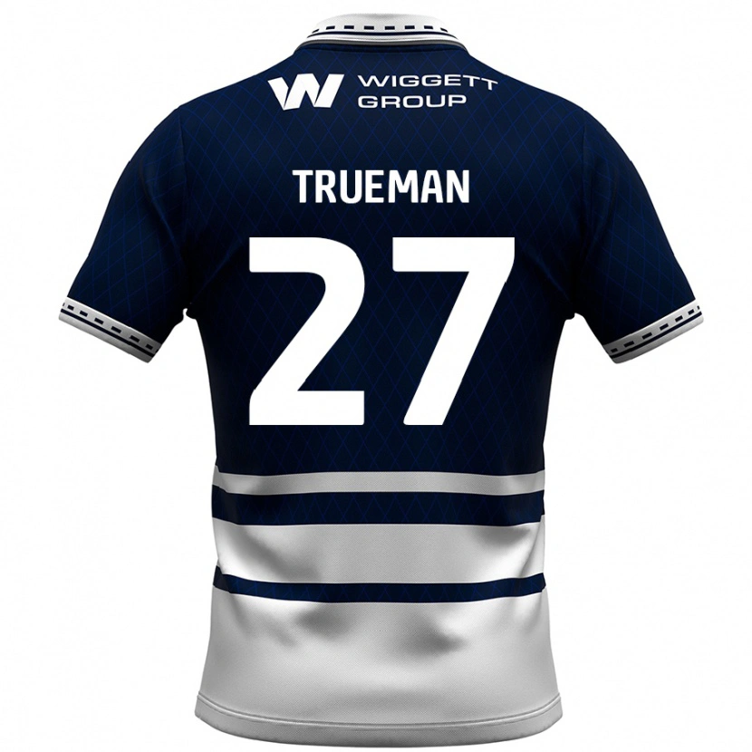 Danxen Women Connal Trueman #27 Navy Blue White Home Jersey 2024/25 T-Shirt