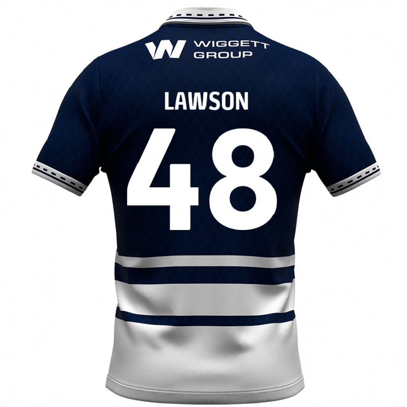 Danxen Women Sha'mar Lawson #48 Navy Blue White Home Jersey 2024/25 T-Shirt