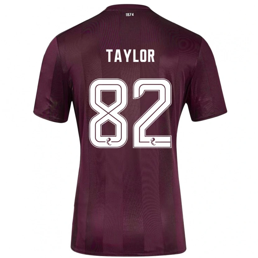 Danxen Women Gerald Taylor #82 Burgundy Home Jersey 2024/25 T-Shirt