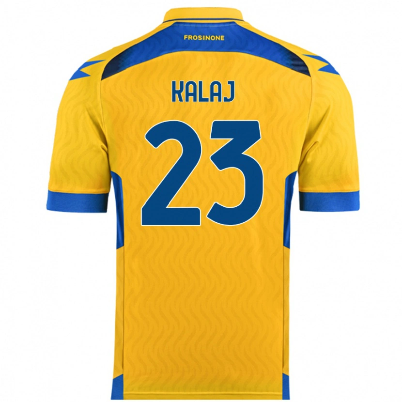 Danxen Women Sergio Kalaj #23 Yellow Home Jersey 2024/25 T-Shirt