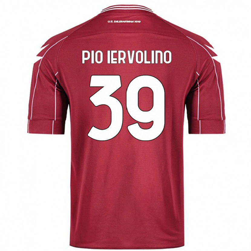 Danxen Women Antonio Pio Iervolino #39 Burgundy Home Jersey 2024/25 T-Shirt