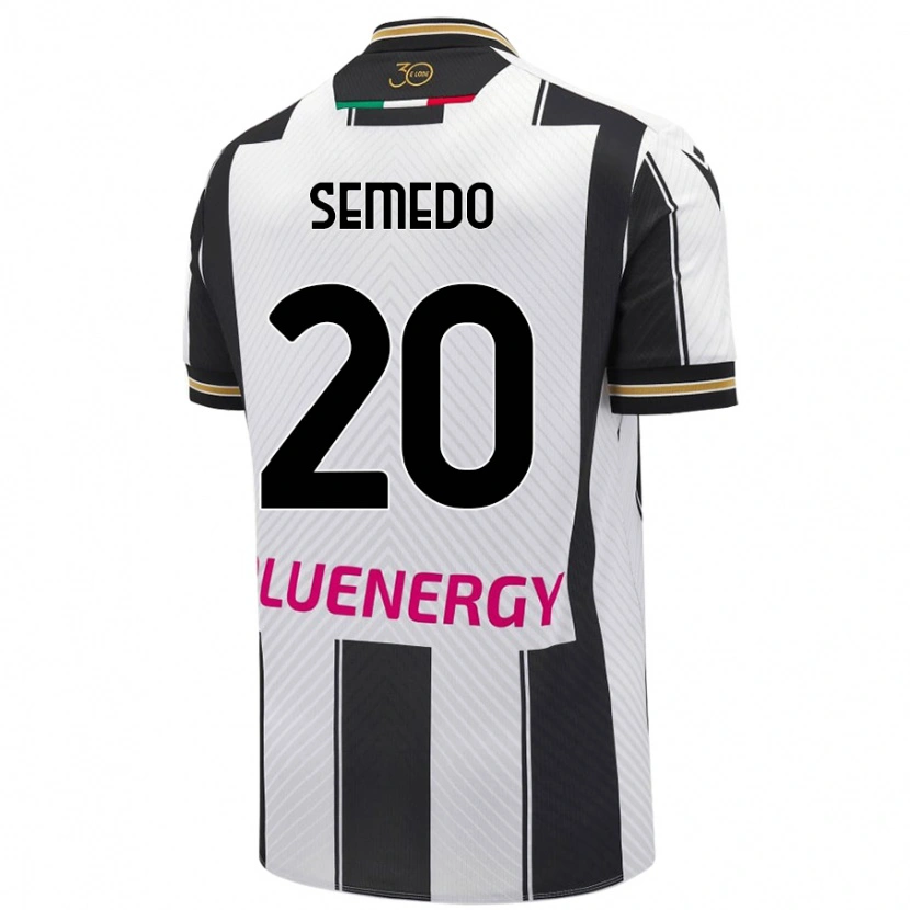 Danxen Women Vivaldo Semedo #20 White Black Home Jersey 2024/25 T-Shirt